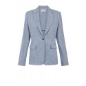 PAROSH D420411 BLINK 011 LIGHT BLUE VISCOSE JACKET