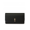 CHRISTIAN LOUBOUTIN 1265040 CM6S BLACK NAPPA BETTINA WALLET ON A CHAIN