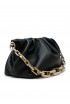 CHRISTIAN LOUBOUTIN 1265023 BK01 BLACK NAPPA EVA SHOULDER SMALL BAG