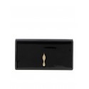 CHRISTIAN LOUBOUTIN 1265080 CM6S BLACK PATENT BETTINA CLUTCH BAG