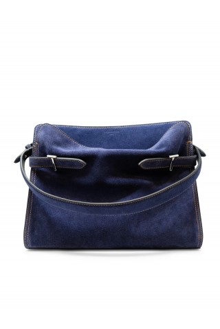LE TANNEUR TEMI1671Q82 BLUE DENIM EFFECT LARGE SHOULDER BAG