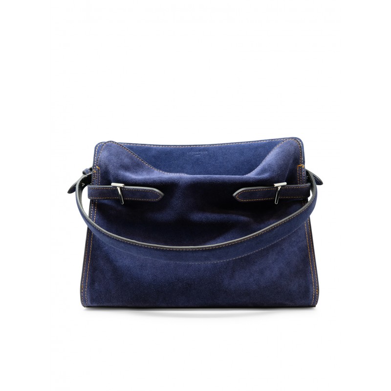 LE TANNEUR TEMI1671Q82 BLUE DENIM EFFECT LARGE SHOULDER BAG