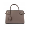 LE TANNEUR TEMI1614S12 GRAY LEATHER M HANDBAG