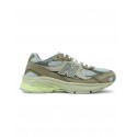 NEW BALANCE U20101AH GRAY LEATHER SYNTHETIC MESH SNEAKER