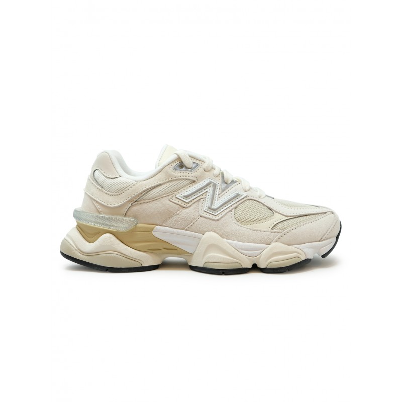 NEW BALANCE U9060WHT OFF WHITE LEATHER/FABRIC SNEAKER