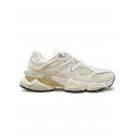 NEW BALANCE U9060WHT OFF WHITE LEATHER/FABRIC SNEAKER