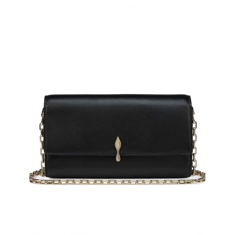 CHRISTIAN LOUBOUTIN 1265272 CM6S BLACK NAPPA BETTINA MINI BAG
