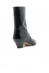AQUAZZURA BNWMIDB0-NSI LEATHER BLACK BRUNSWICH BOOTIE 45