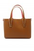 CHRISTIAN LOUBOUTIN 3255086 CM6T TAN LEATHER CABATA SOFT E/W MINI CALF EMPIRE BA