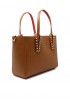 CHRISTIAN LOUBOUTIN 3255086 CM6T TAN LEATHER CABATA SOFT E/W MINI CALF EMPIRE BA
