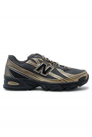 NEW BALANCE U740BD2 BLACK SYNTHETIC MESH SNEAKER