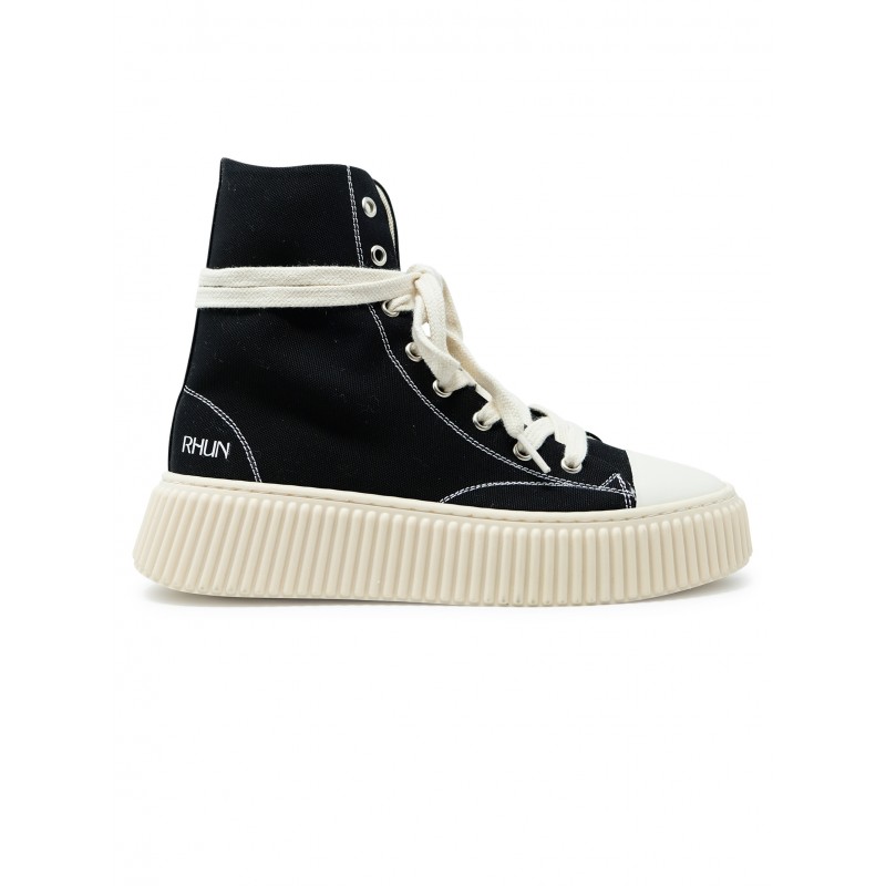 RHUN 2021 BLACK CANVAS SNEAKERS