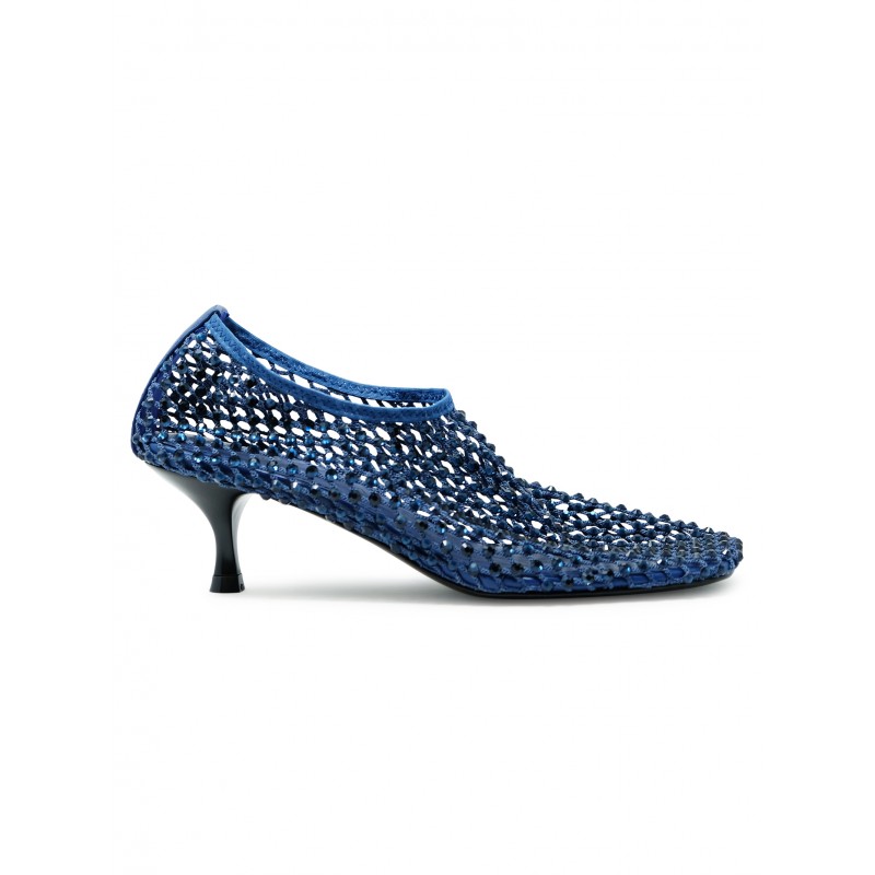 ELENA IACHI R14 OCEAN LEATHER/GLITTER SHOES