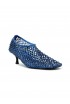 ELENA IACHI R14 OCEAN LEATHER/GLITTER SHOES