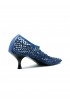 ELENA IACHI R14 OCEAN LEATHER/GLITTER SHOES