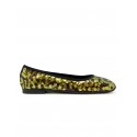 ANTONIO BARBATO 6609 GREEN PAILLETTES BALLERINA FLAT SHOES