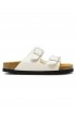 WOOLRICH WFW261.590.2R0 BANDS WHITE LEATHER SANDALS