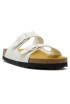 WOOLRICH WFW261.590.2R0 BANDS WHITE LEATHER SANDALS