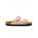 WOOLRICH WFW261.590.2R0 BANDS PINK LEATHER SANDALS