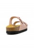 WOOLRICH WFW261.590.2R0 BANDS PINK LEATHER SANDALS
