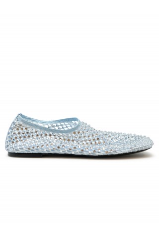 ELENA IACHI R11 SKY LEATHER/GLITTER SHOES