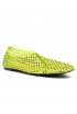 ELENA IACHI R11 LIME LEATHER/GLITTER SHOES
