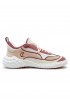 CHRISTIAN LOUBOUTIN 1260606 9119 MARA FLAT VERSION PALACY NAPPA MESH X CROSS SNEAKERS