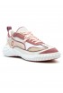 CHRISTIAN LOUBOUTIN 1260606 9119 MARA FLAT VERSION PALACY NAPPA MESH X CROSS SNEAKERS