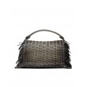 REPTILE'S HOUSE H730V07021 KAKI LEATHER HANDBAG