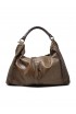 REPTILE'S HOUSE H354V54649 DARK CORDA LEATHER HANDBAG