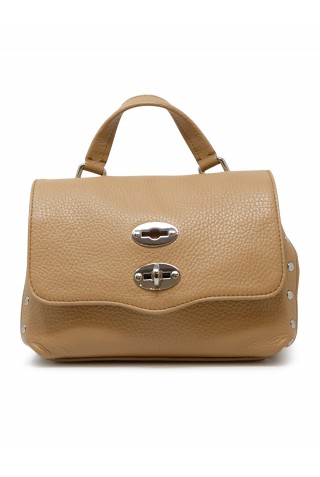 ZANELLATO 068010-0050000-Z0294 BROWN CANTUCCI POSTINA DAILY GIORNO BABY LEATHER HANDBAG