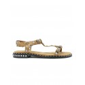 ASH S26-PODIUM MOKA SUEDE SANDAL