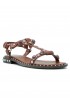 ASH S26-PODIUM MARSALA LEATHER SANDAL