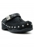 SCHOLL F32455 1004 360 BLACK PONY LEATHER PHOEBE SANDALS