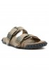 ASH S26-TWISTER03 SUEDE BROWN FAT SANDALS