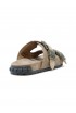 ASH S26-TWISTER03 SUEDE BROWN FAT SANDALS