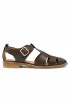 GUGLIELMO ROTTA 7703 CHOCOLATE LEATHER SHARE RANCH SANDAL