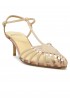 FRANCESCO RUSSO R1S503 POWDER PATENT LEATHER SANDALS