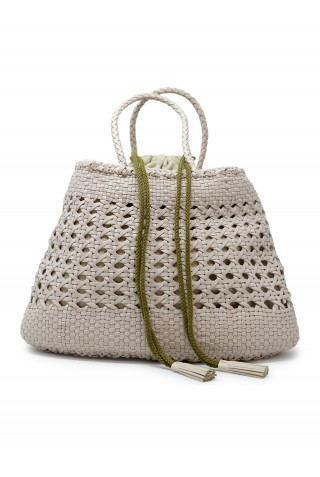 DRAGON 8881 SAND LEATHER SANTA CANO BAG