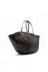 DRAGON 8558 DARK BROWN LEATHER TERESA BAG