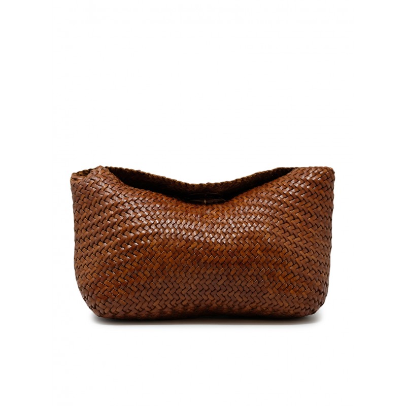 DRAGON 8701 TAN LEATHER CORSINA BAG