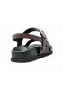 GUGLIELMO ROTTA 7596 BURGUNDY LEATHER TOURS SANDAL