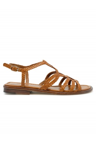 PONS QUINTANA 9760.000 TOFFE LEATHER TINA SANDALS