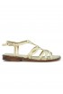 PONS QUINTANA 9760.000 PLATINO LEATHER TINA SANDALS