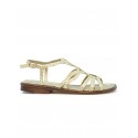 PONS QUINTANA 9760.000 PLATINO LEATHER TINA SANDALS