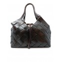 DRAGON 8111 DARK BROWN LEATHER CASTELLO BAG