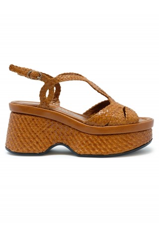 PONS QUINTANA 11498.T00 TOFFE LEATHER LILLE SANDALS