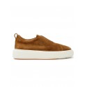 SANTONI WBCD61323BARTSAPC51 TAN SUEDE SNEAKER