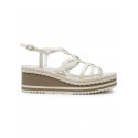PONS QUINTANA 11212.TU00 WHITE LEATHER PADOVA SANDALS