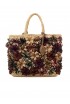 AFAR FLOMS S MULTISTRAW JUTA FLOWERS SMALL BAG
